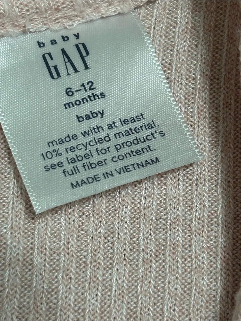 GAP baby girl long sleeve shirt 6-12m